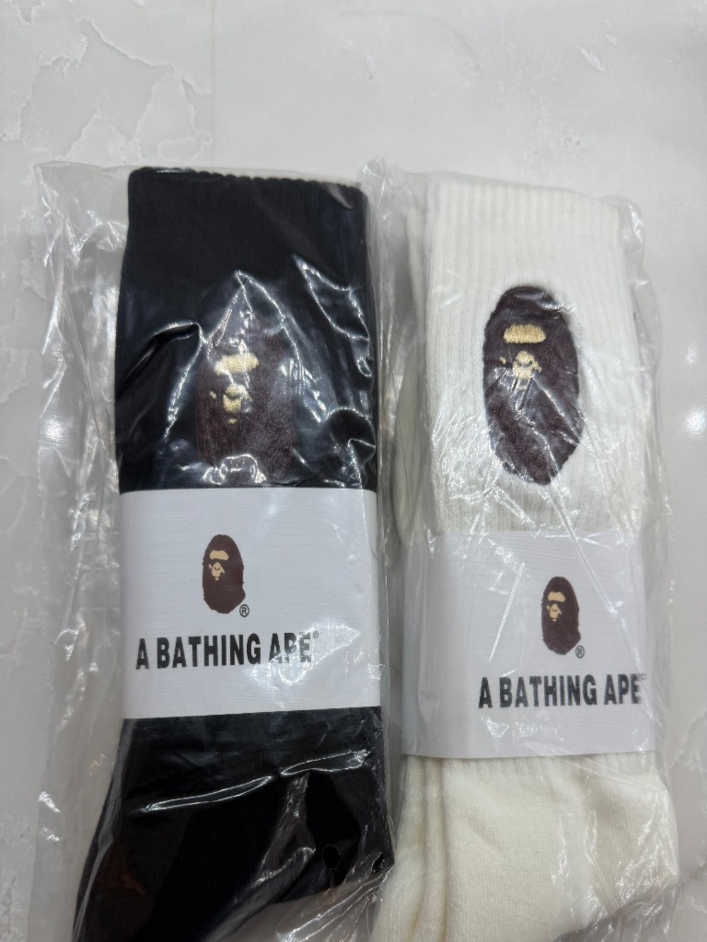 BAPE Socks two pairs size 8-12